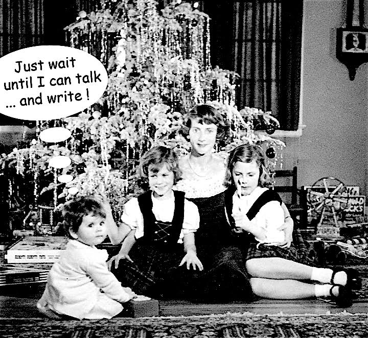 Christmas 1950 sisters